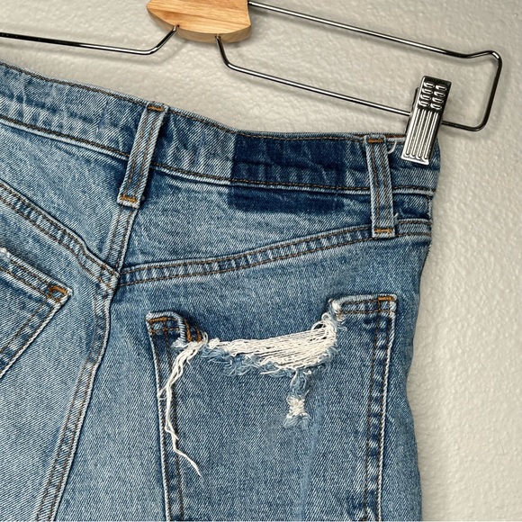 Abercrombie & Fitch distressed high rise 4” short size 25 beach summer - Picture 3 of 13